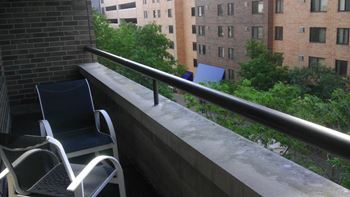 Patio/balcony in select units
